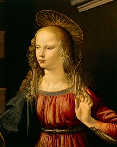Annunciation, c.1475 by Leonardo da Vinci