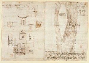 Drawings on the Mechanical Powers and Forces, Percussion, Gravity, Motion, Optics and Astronomy, with Various Arithmetical and Geometrical Propositions by Leonardo da Vinci