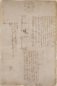Notes and sketches on mechanics (side-on), from 