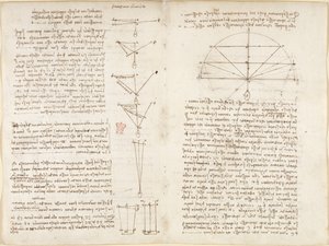 Notes and diagrams on mechanics, entitled 