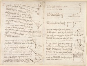 Notes and Diagrams on Mechanics by Leonardo da Vinci