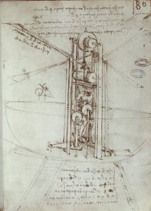 Drawing of Flying Propulsion Machine