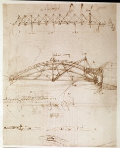Extract from a Da Vinci Manuscript: Revolving Bridge