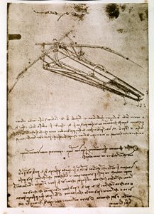 Extract from a Da Vinci Manuscript: Flying Machine