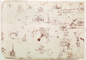 Extract from a Da Vinci Manuscript: Boat with Propulsion by Means of Wheels