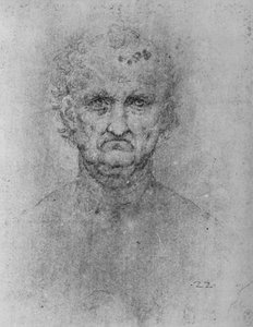 Full Face of an Old Man
