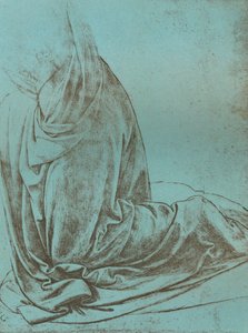 Preparatory study of drapery for the Angel in the 