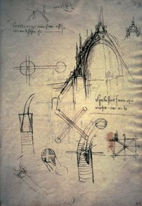 Studies for Lantern of Cathedral, Codex Trivulzianus
