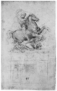 Study for the Trivulzio Monument, c1508 1954 by Leonardo da Vinci