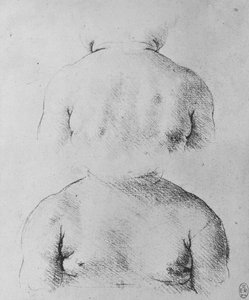 The Bust of an Infant, Front and Back Views by Leonardo da Vinci