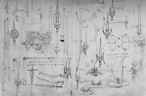 Various Arms of Offence and Defence by Leonardo da Vinci