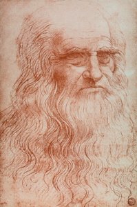 Portrait of Leonardo da Vinci, copy of Self-portrait of Leonardo da Vinci