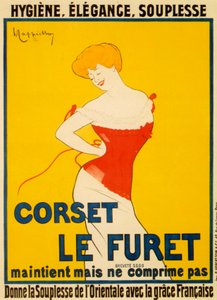 Corset le Furet by Leonetto Cappiello