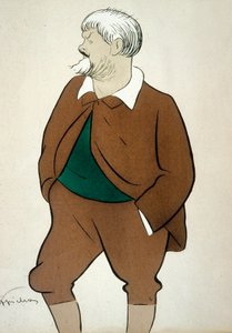 Jean Richepin (1849-1926), French poet, drawing by Cappiello by Leonetto Cappiello