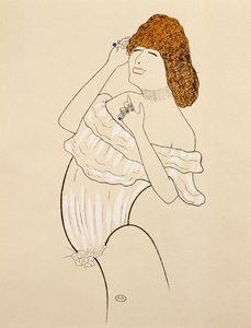 Sarah Bernhardt playing Lady of Camelias, theatrical adaptation of novel by Alexandre Dumas, engraving by Leonetto Cappiello by Leonetto Cappiello