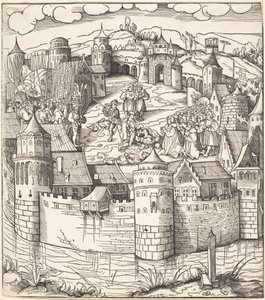 Execution of a Man at a Market-Place of a Town