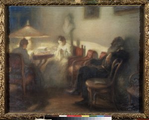 The Author Leo Tolstoy with His Family in Yasnaya Polyana