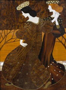 Chest of Drawers, ca 1908, by Leopold Bauer, Detail, Austria, 20th Century by Leopold Bauer