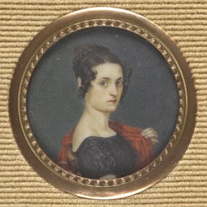 Portrait of a Lady in Dark Dress