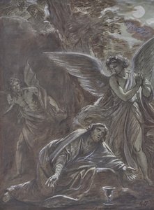 Christ on the Mount of Olives by Leopold Kupelwieser