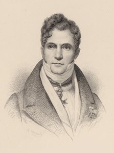 Portrait of the Conductor and Composer Gaspare Spontini by Leopold Massard
