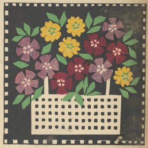 Basket of Flowers, 1907 by Leopoldine Kolbe