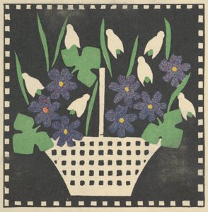 Basket of Flowers by Leopoldine Kolbe