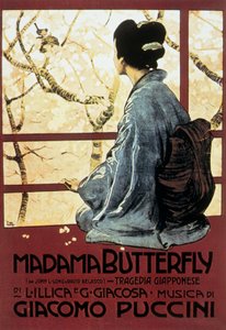 Cover by Leopoldo Metlicovitz of score of opera Mrs Butterfly by Giacomo Puccini by Leopoldo Metlicovitz