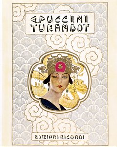 Cover of the Score for the Opera Turandot by Leopoldo Metlicovitz