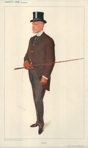 Colonel Frank Shuttleworth, Charlie, Vanity Fair cartoon by Leslie Matthew Ward
