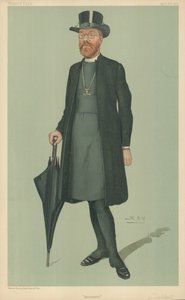 Edward Talbot, the Bishop of Rochester, Rochester, 21 April 1904, Vanity Fair Cartoon by Leslie Matthew Ward