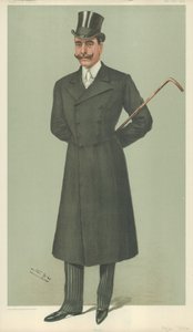 HSH The Duke of Teck, Frank, Vanity Fair Cartoon by Leslie Matthew Ward