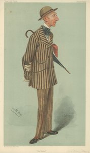 Mr William Crawfurd Stirling-Stuart, The hatter, 23 June 1904, Vanity Fair cartoon by Leslie Matthew Ward