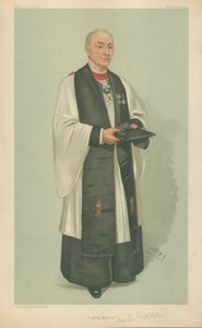 The Rev Edgar Sheppard, a great marrier, 24 March 1904, Vanity Fair cartoon by Leslie Matthew Ward