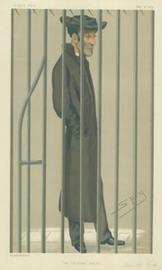 The Reverend Arthur Tooth, The Christian Martyr, 10 February 1877, Vanity Fair cartoon by Leslie Matthew Ward