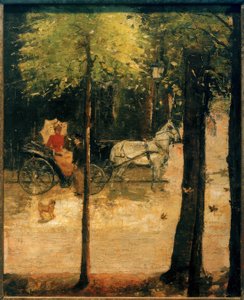 Spring in the Tiergarten (Lady in the Carriage)