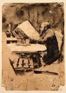 Man in Cafe