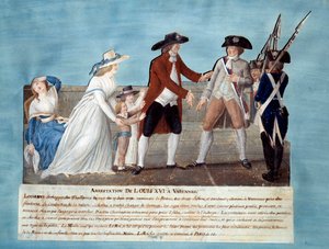 Arrest of Louis XVI in Varennes on 22 June 1791