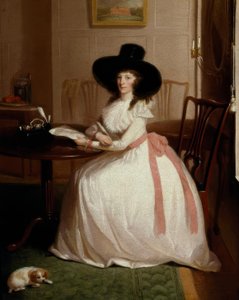 Elizabeth Maria Chevallier Syer, Portrait / Painting by Vaslet
