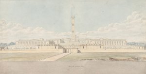 Perspective View of a Fanciful Acropolis Complex by Lewis Vulliamy