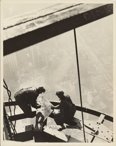 Empire State Building, New York by Lewis W. Hine