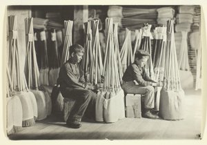 Boys in Packing Room, Brown Mfg. Company, Evansville, Ind. by Lewis Wickes Hine