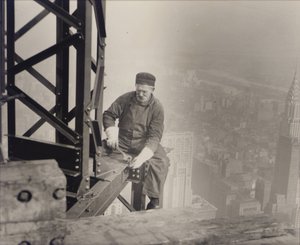 Empire State Building Under Construction by Lewis Wickes Hine
