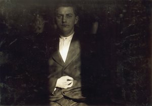 Frank Wiegel of Brooklyn, Injured After Working 18 Hours a Day at 15 Years Old by Lewis Wickes Hine