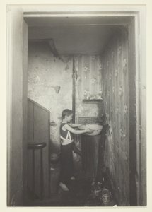 One Spigot to a Floor. Old-Time Tenement In New York by Lewis Wickes Hine