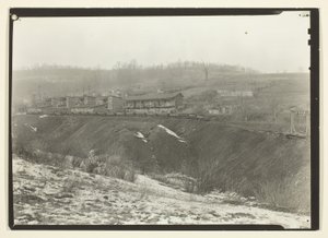 Row of Bachelor Shacks At Scott
