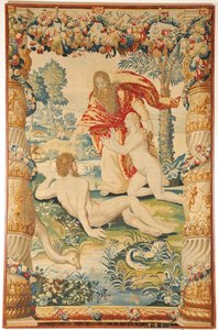 Adam and Eve Tapestry, c. 1650-1660 by Leyniers Workshop