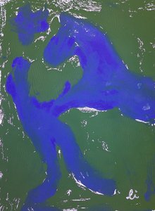 Abstract Blue Dance