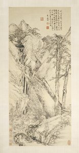 Landscape after Jing Hao and Guan Tong by Li Shizhuo