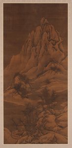 Snowscape after Guo Xi, Qing dynasty, 1702 by Li Yin